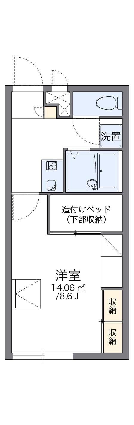 Preview floorplan of leopalace Sanda Uchida Nigoukan