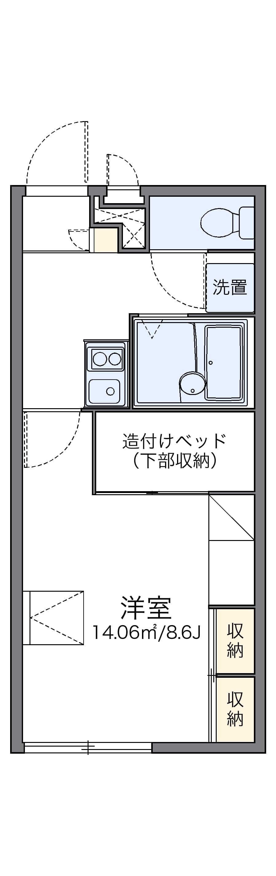 Preview floorplan of leopalace Aqua Higashi Oumi