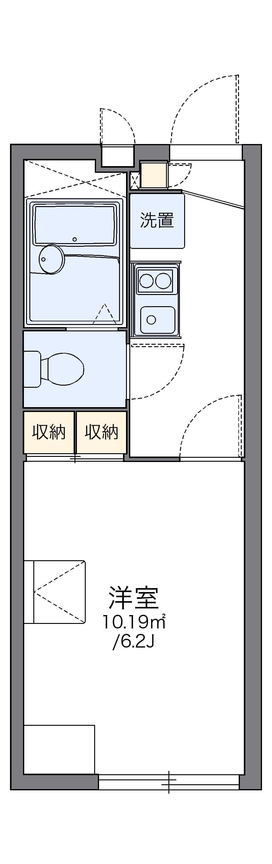 Preview floorplan of leopalace Ikusen 2