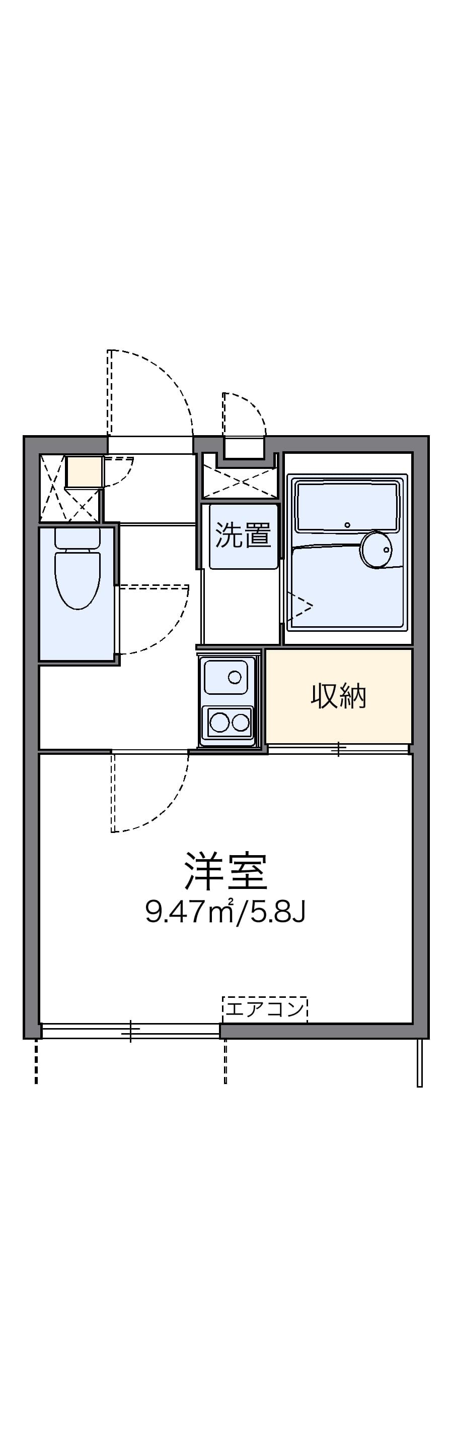 Preview floorplan of leopalace Southfield Mutsuura