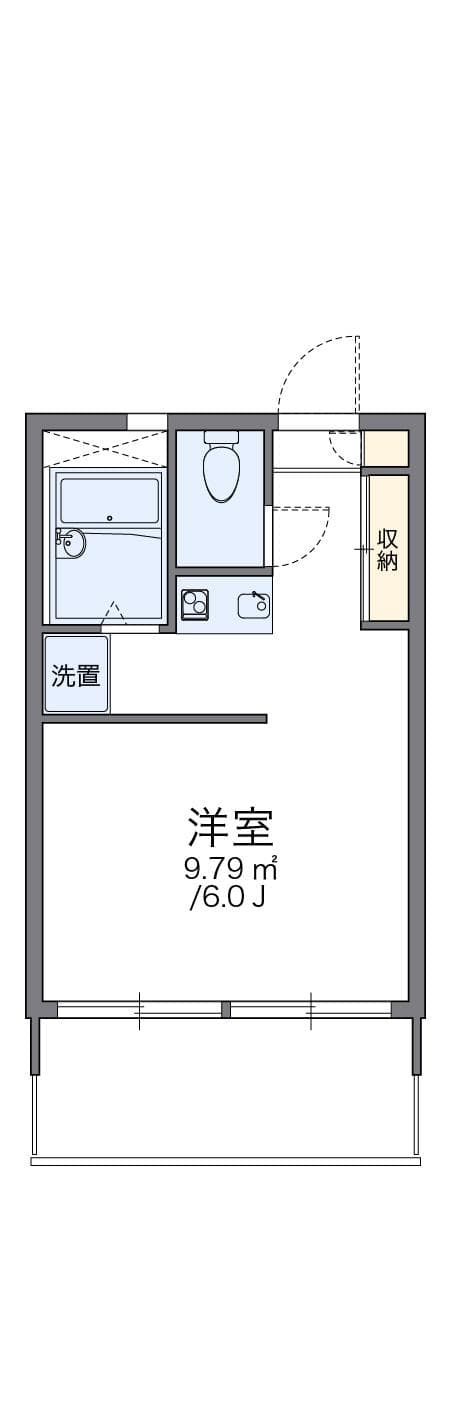 Preview floorplan of leopalace Sumiyoshi Ichibankan