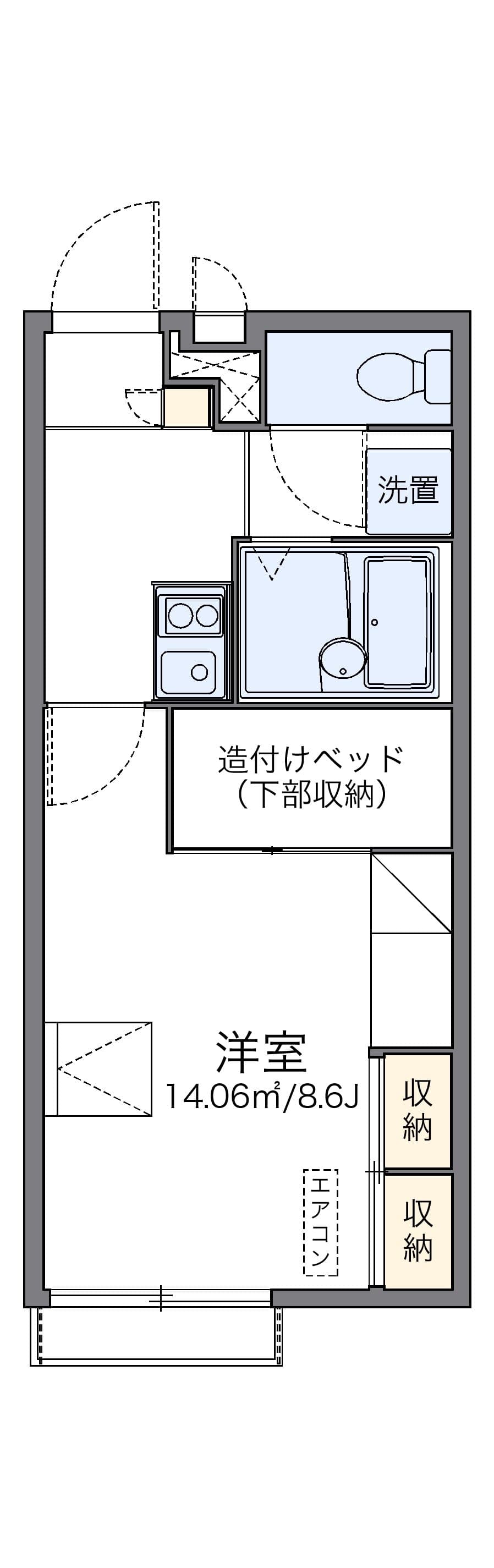Preview floorplan of leopalace Kamishizu