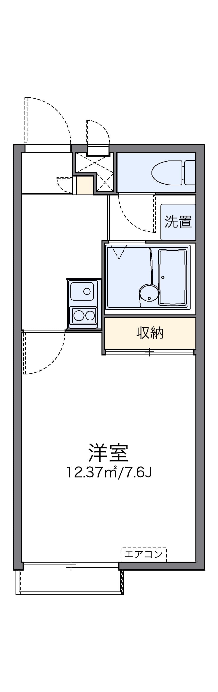 Preview floorplan of leopalace Mihara Nagata