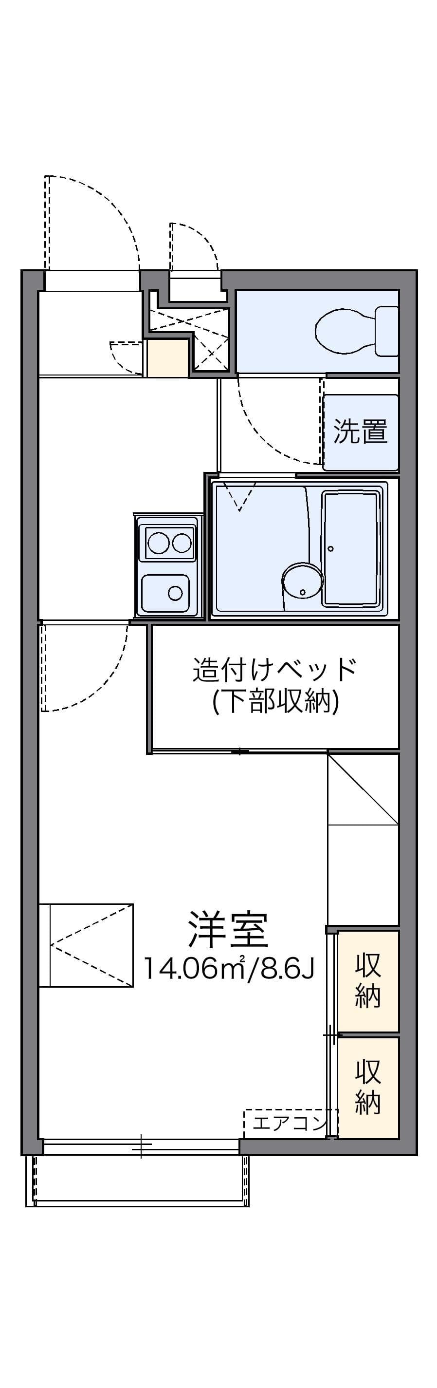 Preview floorplan of leopalace Verde Mihara