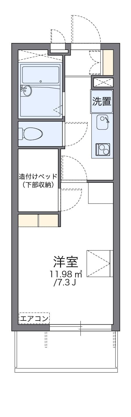 Preview floorplan of leopalace Tsutsumikan