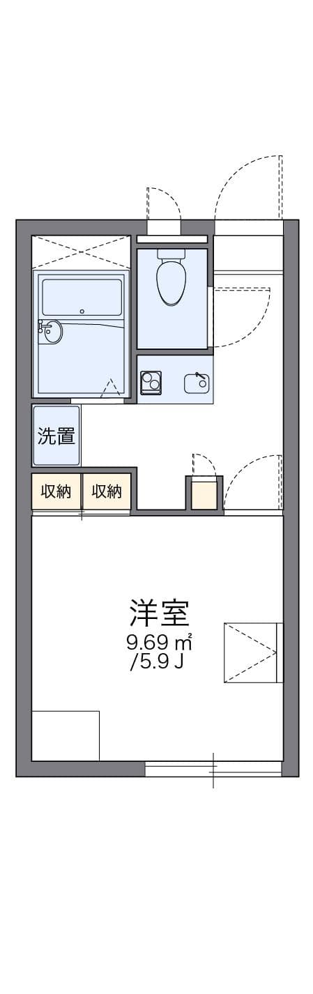 Preview floorplan of leopalace Mokumuku Kouenmae