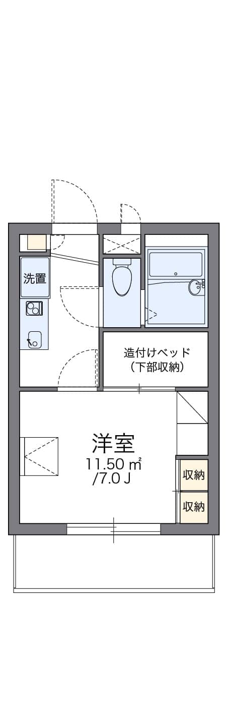 Preview floorplan of leopalace Cherry Garden A