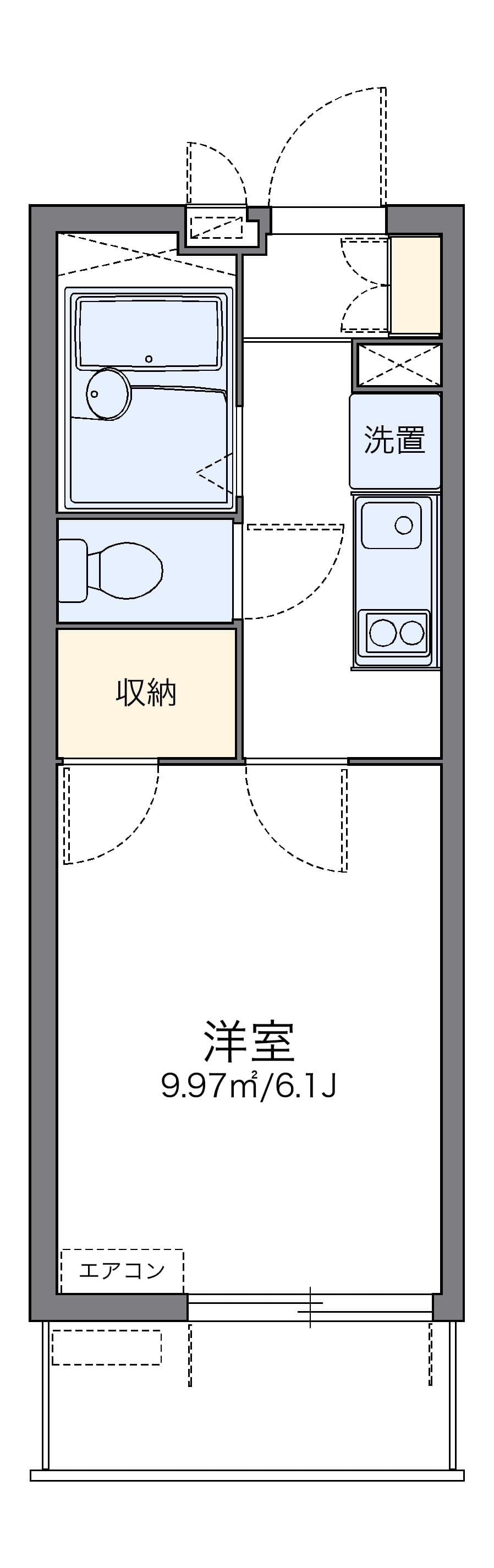 Preview floorplan of leopalace Nakagawa II