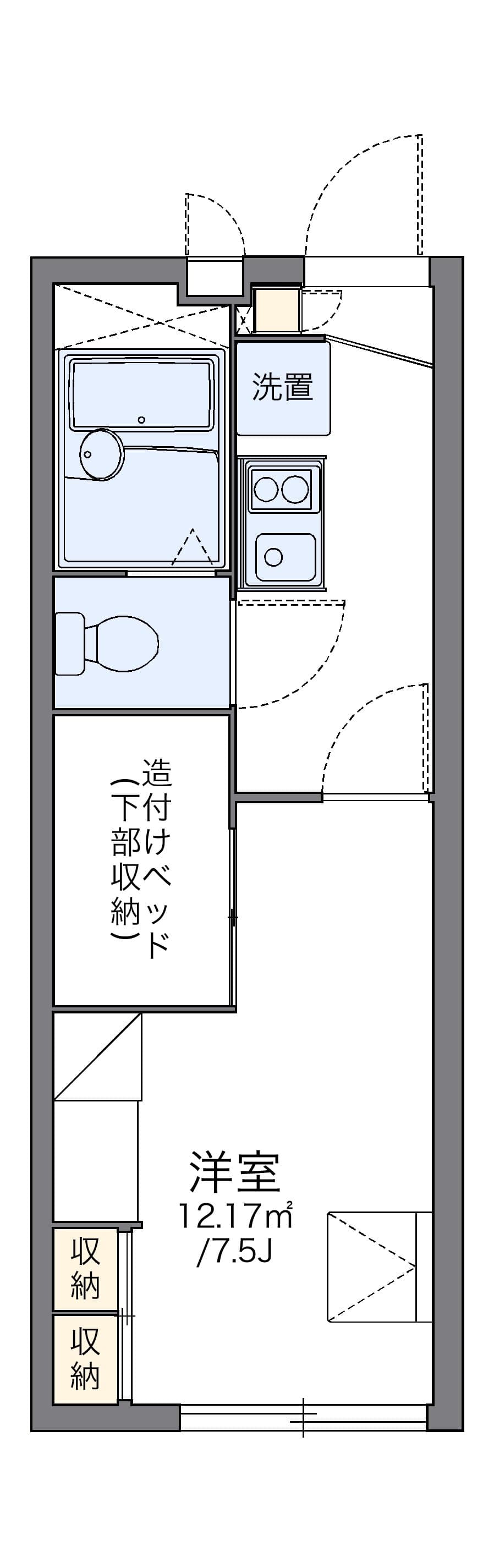Preview floorplan of leopalace Okamoto Yamatekan