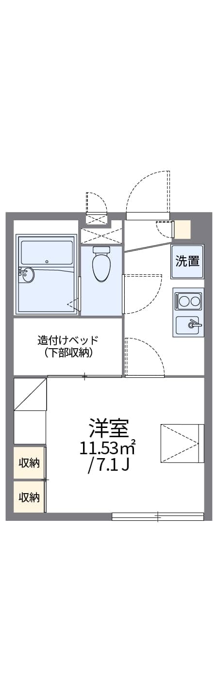 Preview floorplan of leopalace Residence Megumi
