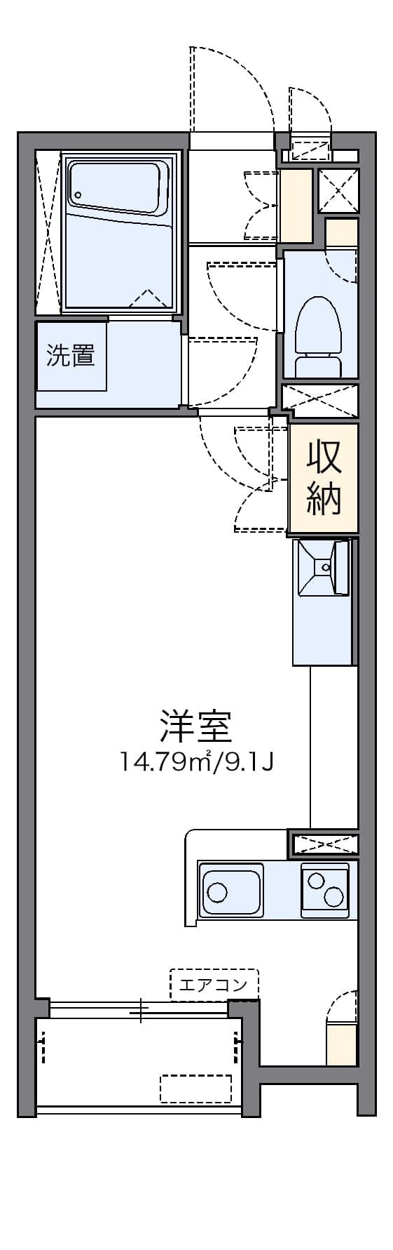 Preview floorplan of LEONEXT Knoll Nagatsuda