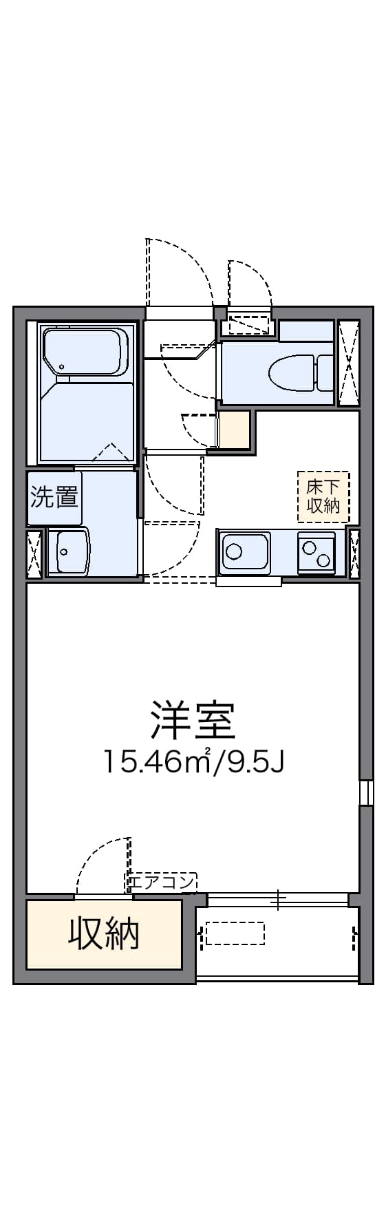 Preview floorplan of LEONEXT Minami Hanayashiki II