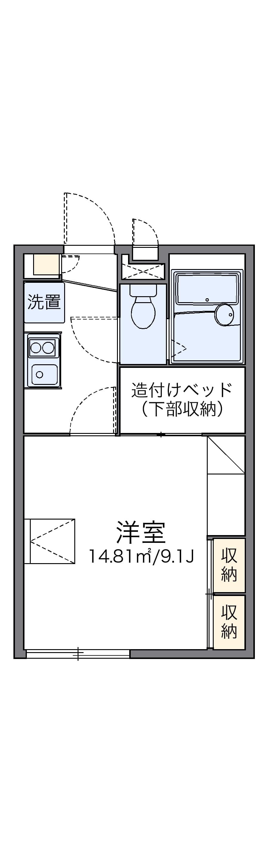 Preview floorplan of leopalace Miyashiro Teien II