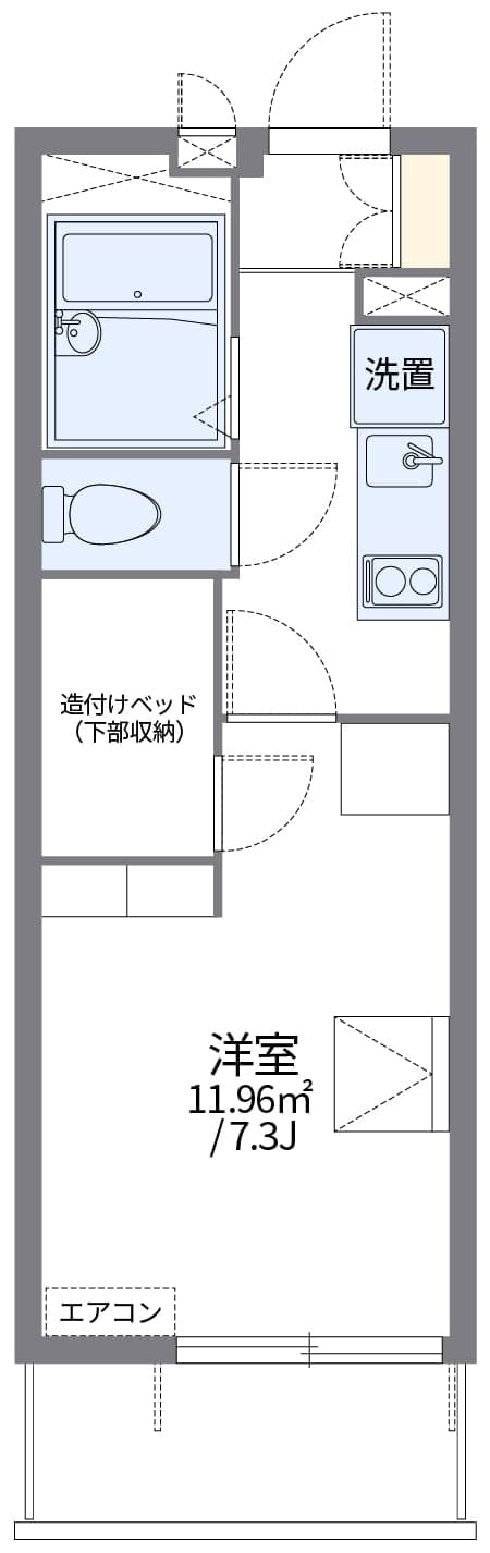 Preview floorplan of leopalace Chambre Kobayashi