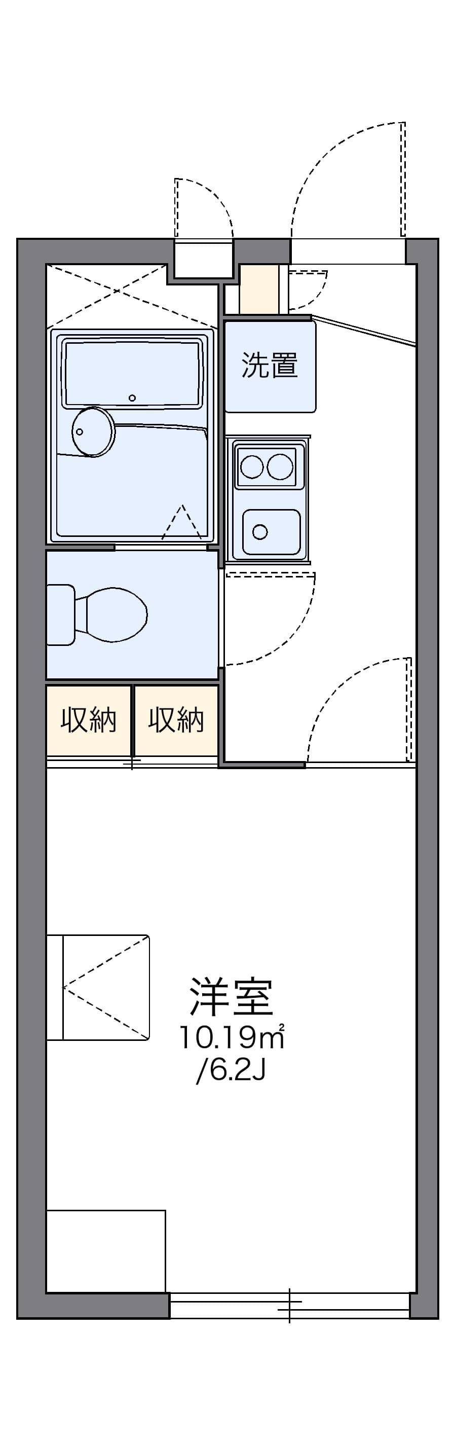 Preview floorplan of leopalace Nakano Nibankan
