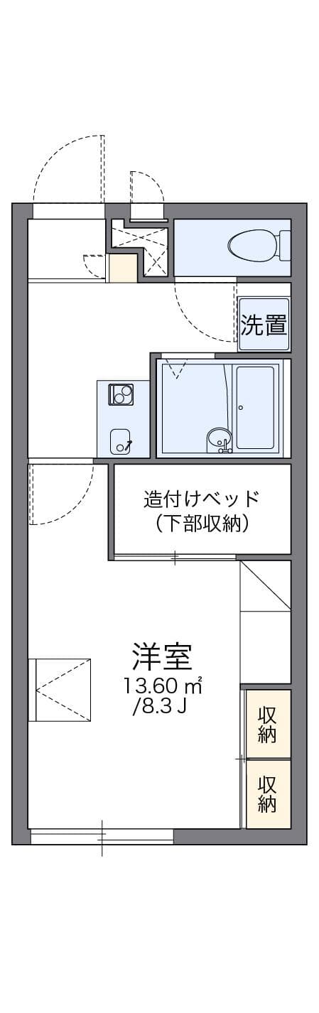 Preview floorplan of leopalace Paddyfield