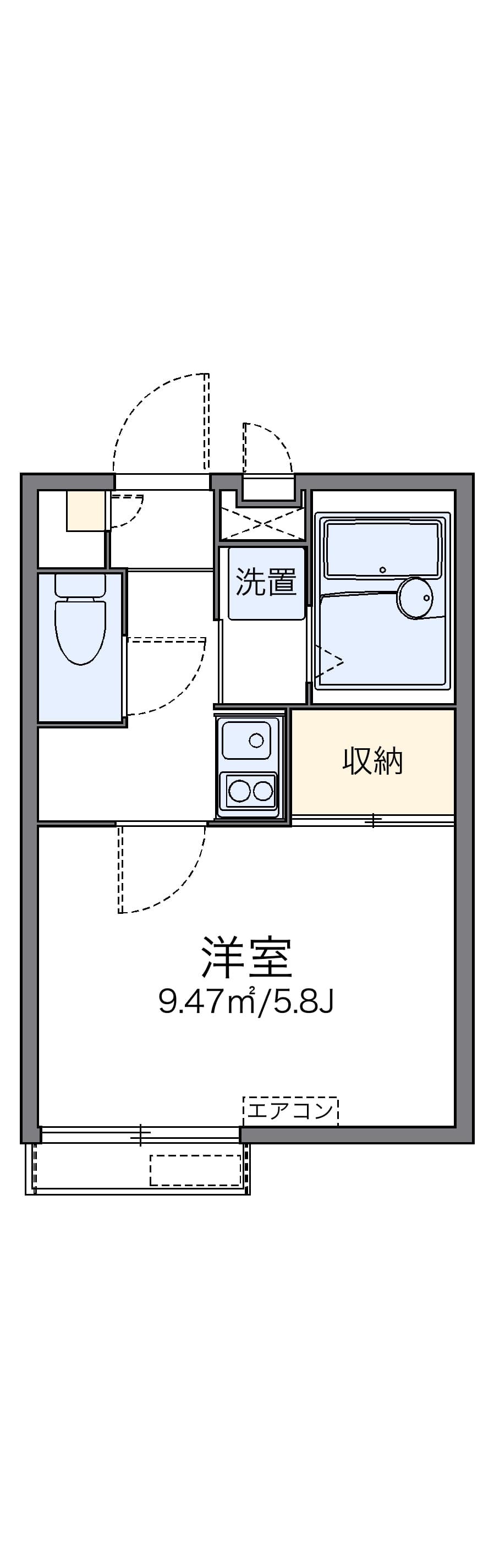 Preview floorplan of leopalace Kenji
