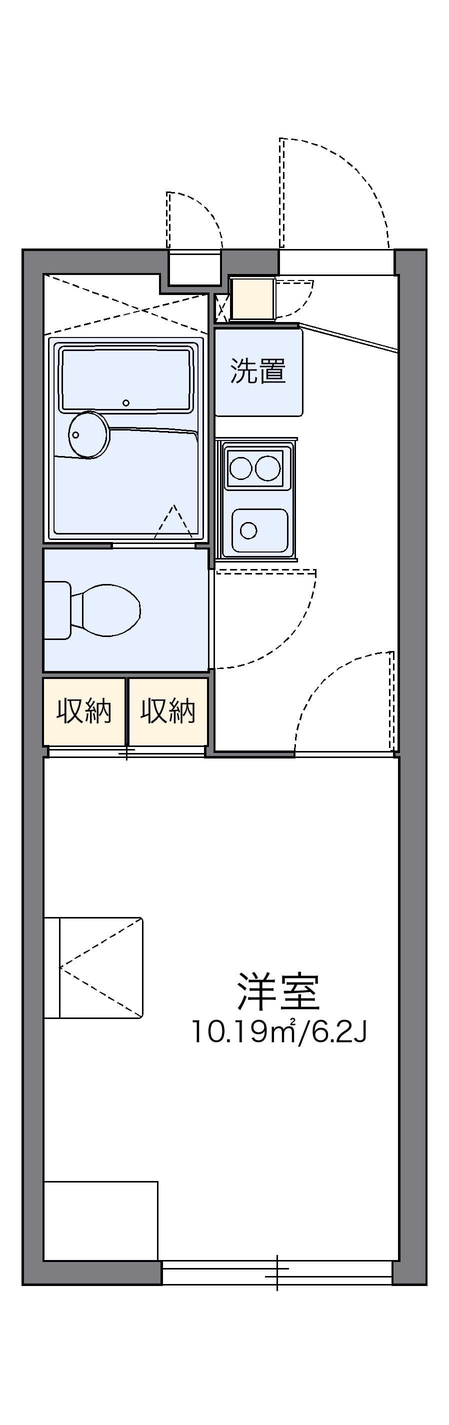 Preview floorplan of leopalace Toei