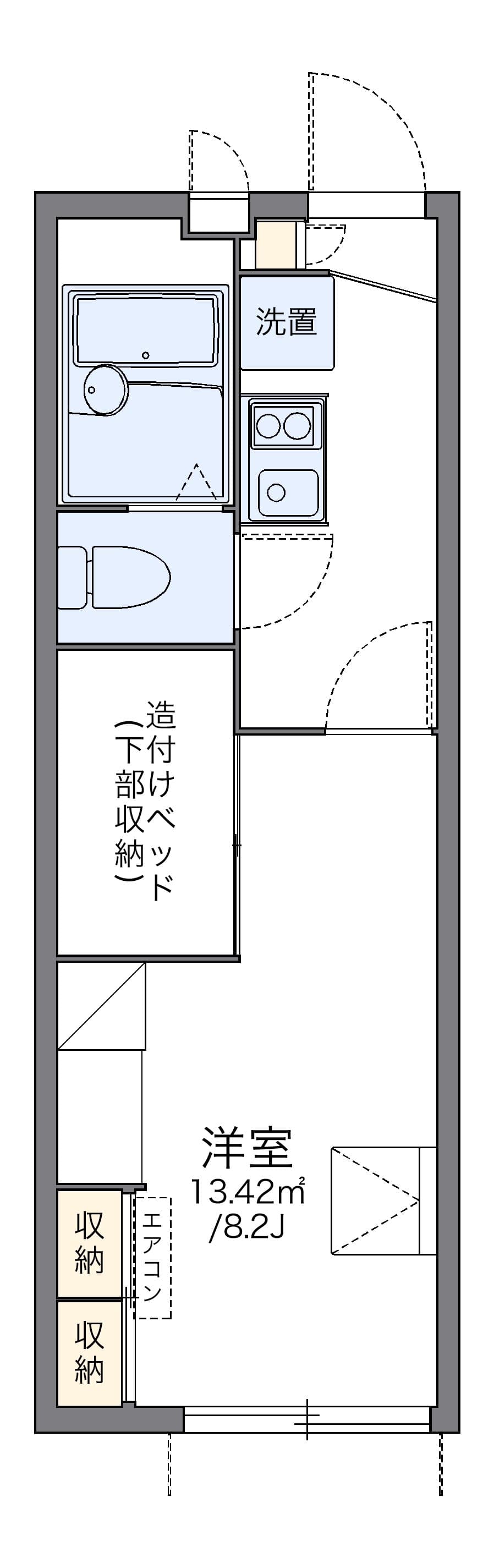 Preview floorplan of leopalace Amamiya