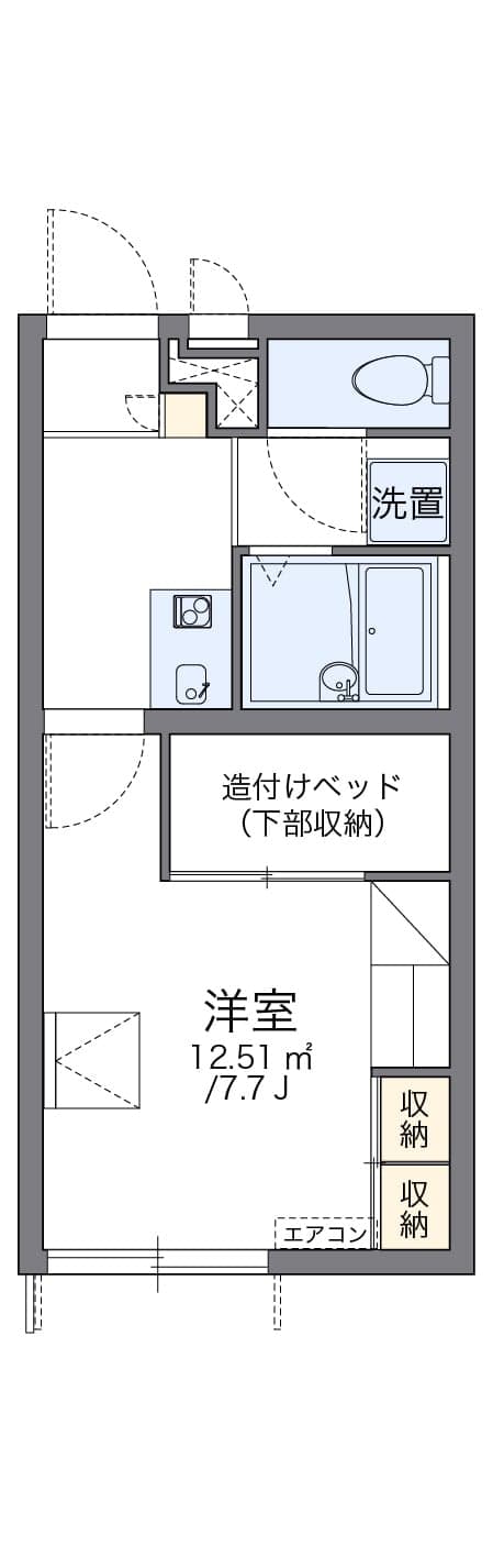 Preview floorplan of leopalace Associated Heights