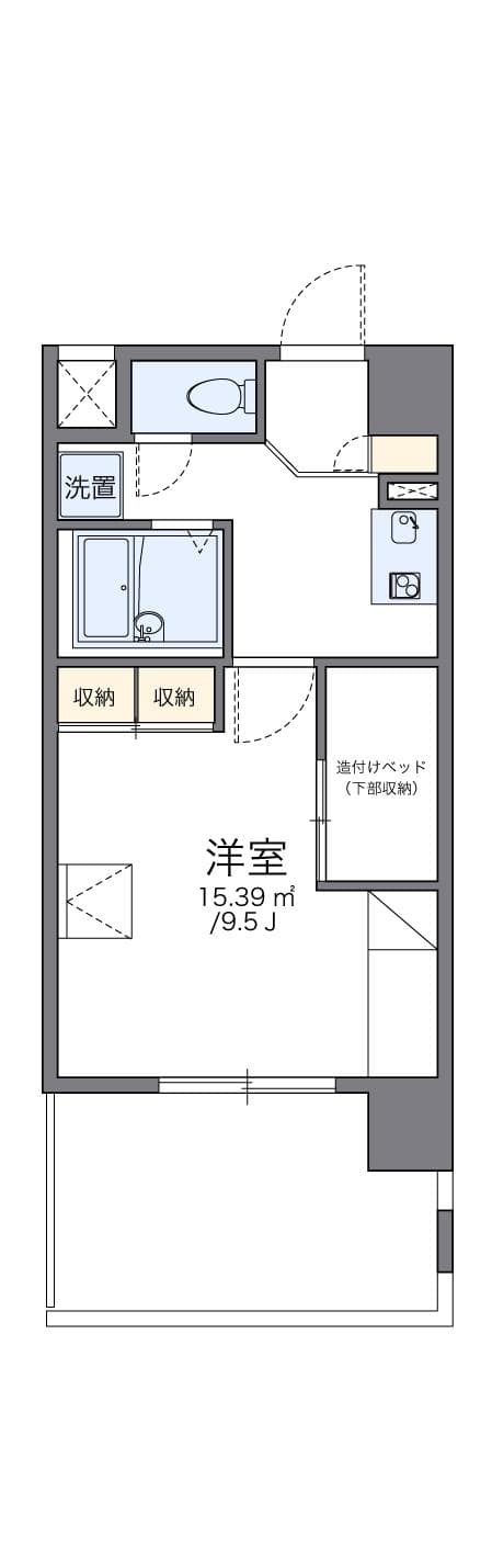 Preview floorplan of leopalace REZON Nakamozu