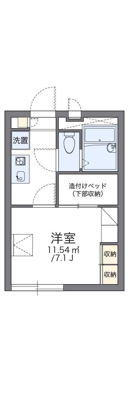 Preview floorplan of leopalace Sunshine Hojyo