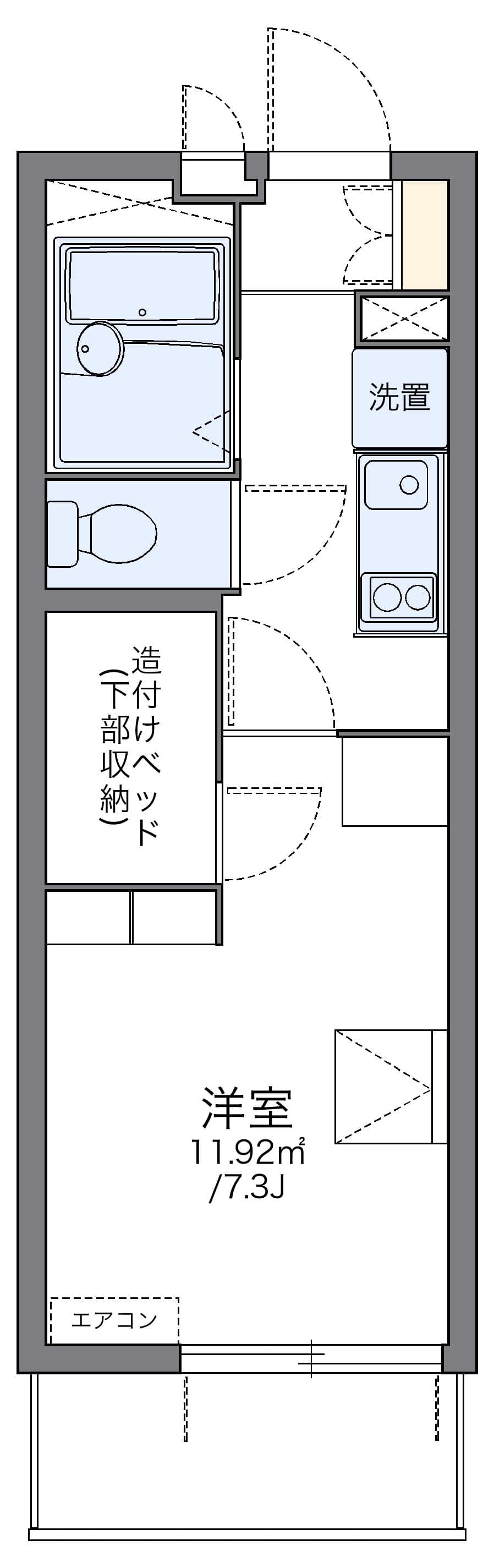 Preview floorplan of leopalace Fontana Uchimotocho