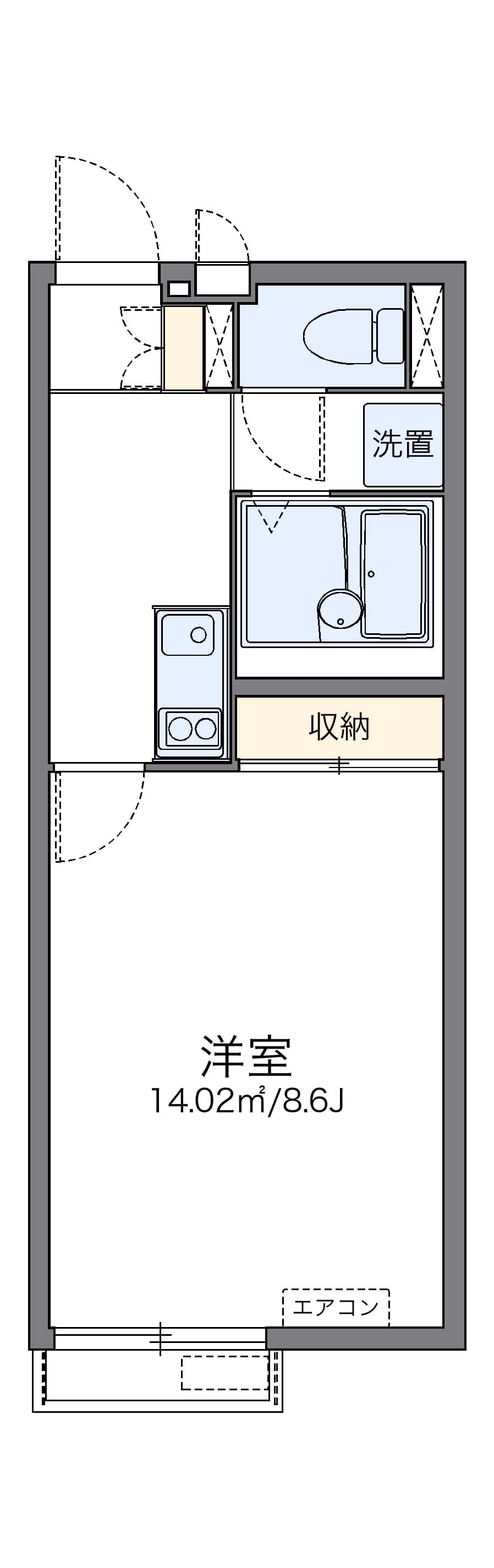 Preview floorplan of LEONEXT Celibatere Ningawa II