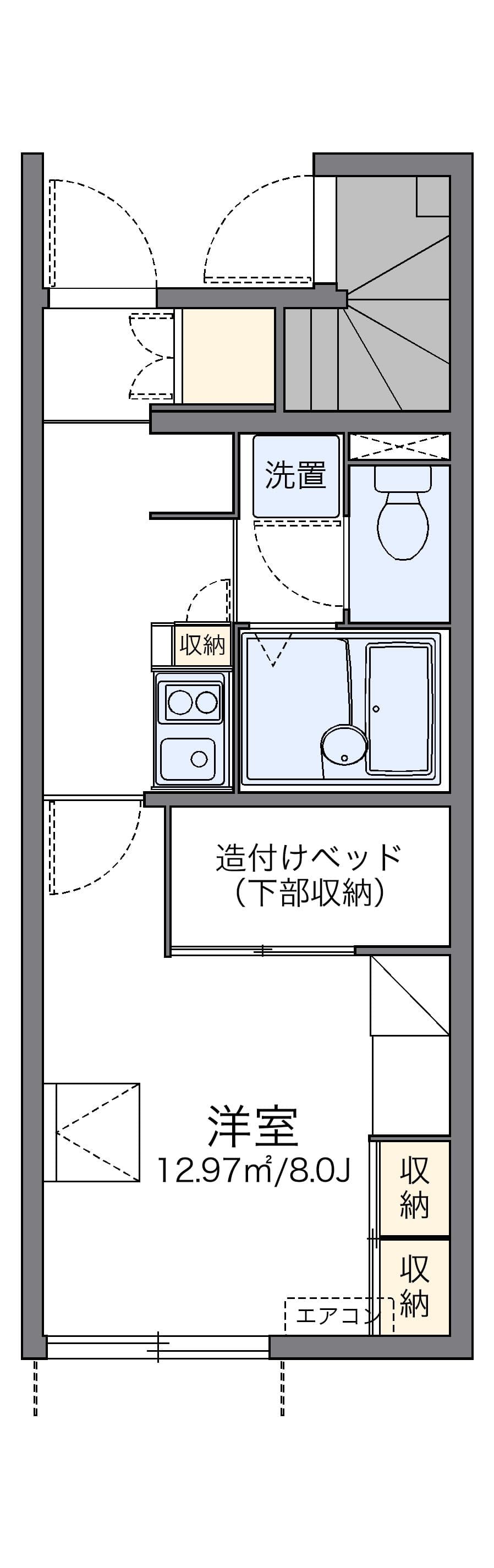 Preview floorplan of leopalace Kalmia Sumiyoshi A