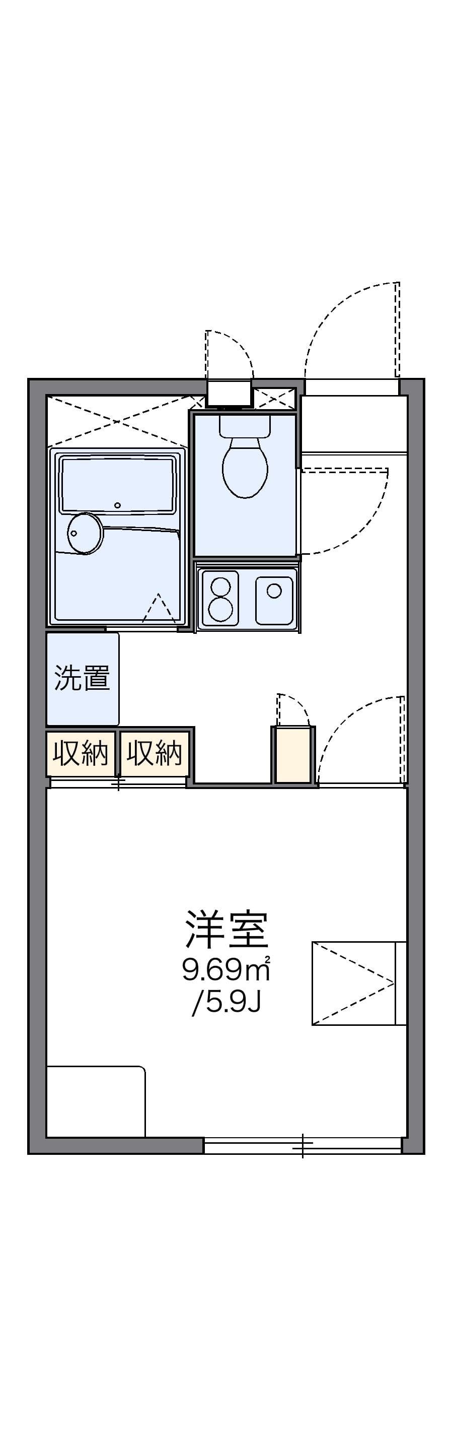 Preview floorplan of leopalace Shouji II