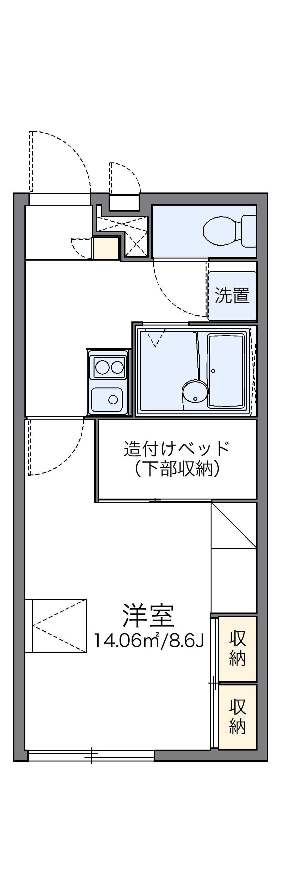 Preview floorplan of leopalace Ueno