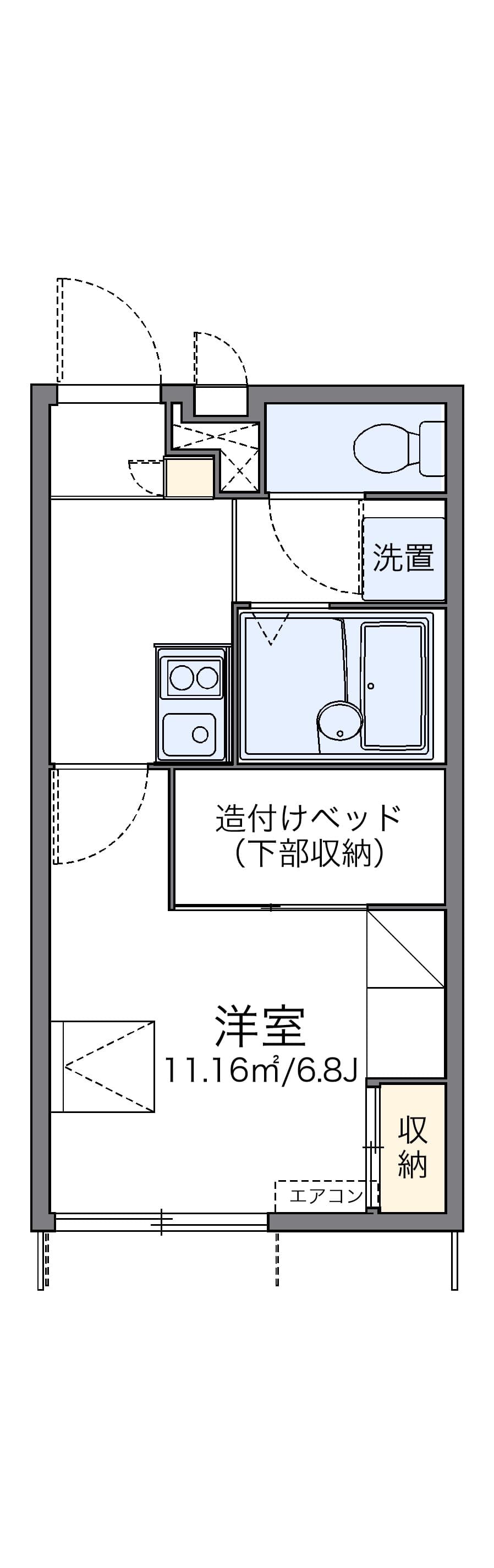 Preview floorplan of leopalace Pleasure Town II
