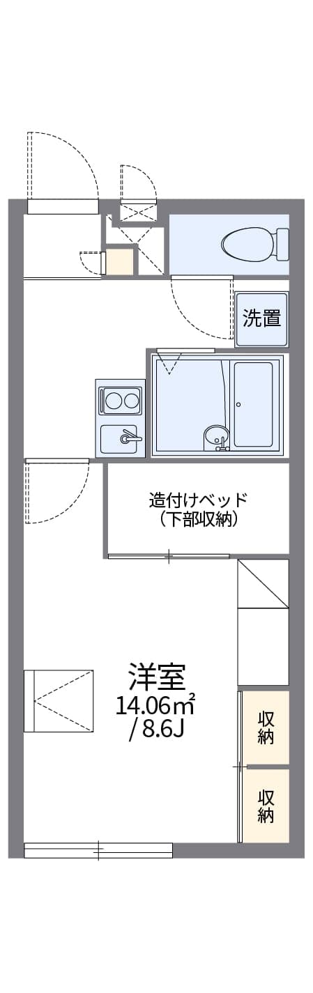Preview floorplan of leopalace IKARUGA 23