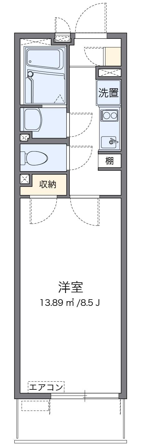 Preview floorplan of LEONEXT Tsuruse Ichibankan