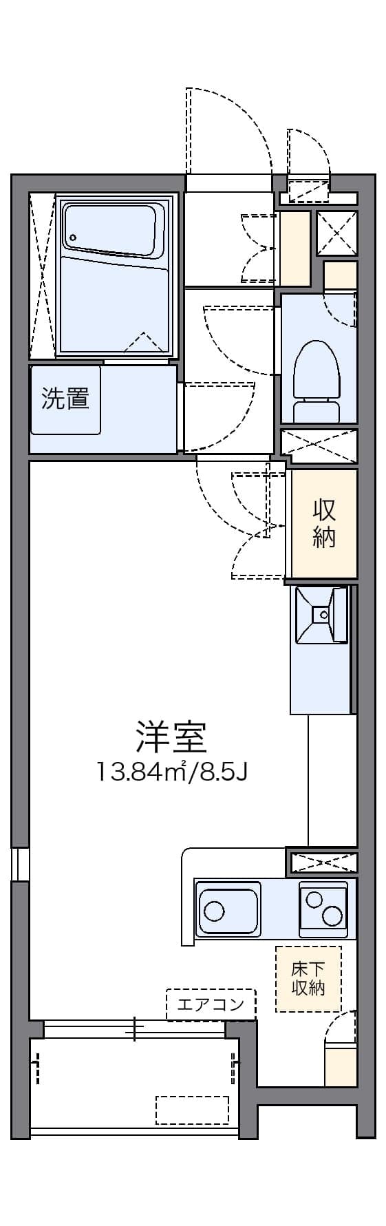 Preview floorplan of LEONEXT Haze Shinmachi