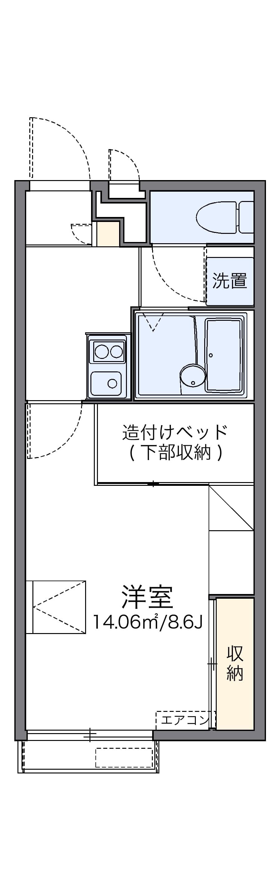 Preview floorplan of leopalace Tail the West