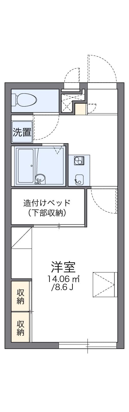 Preview floorplan of leopalace Minori