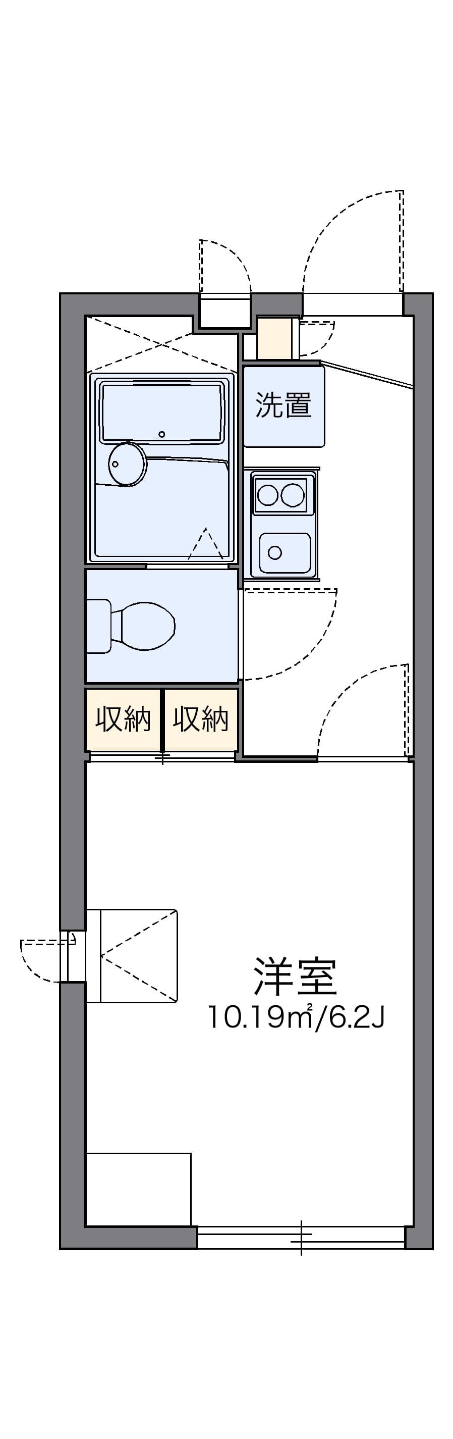 Preview floorplan of leopalace Kokage