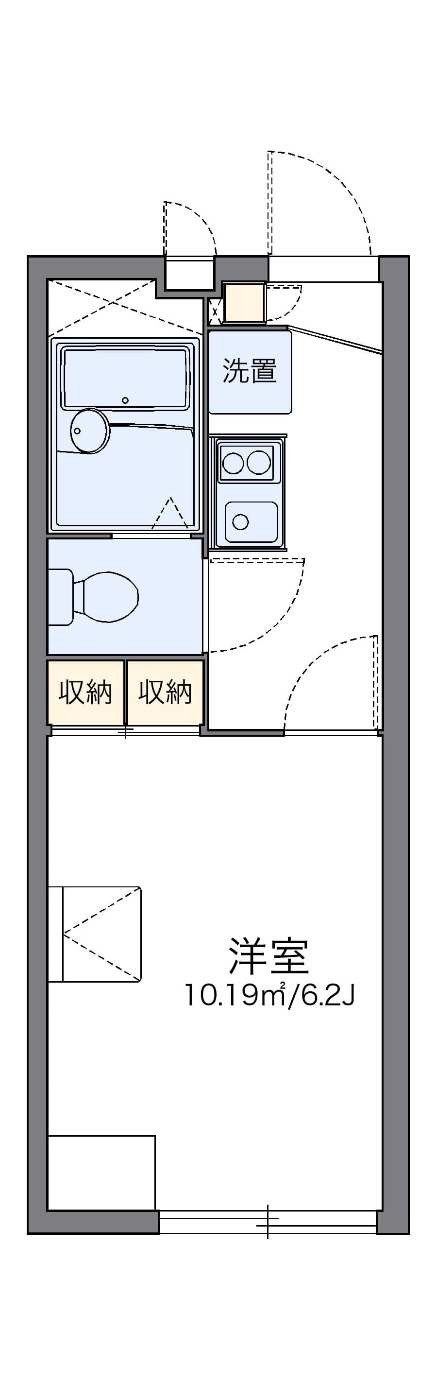 Preview floorplan of leopalace Asaka Ai Emu