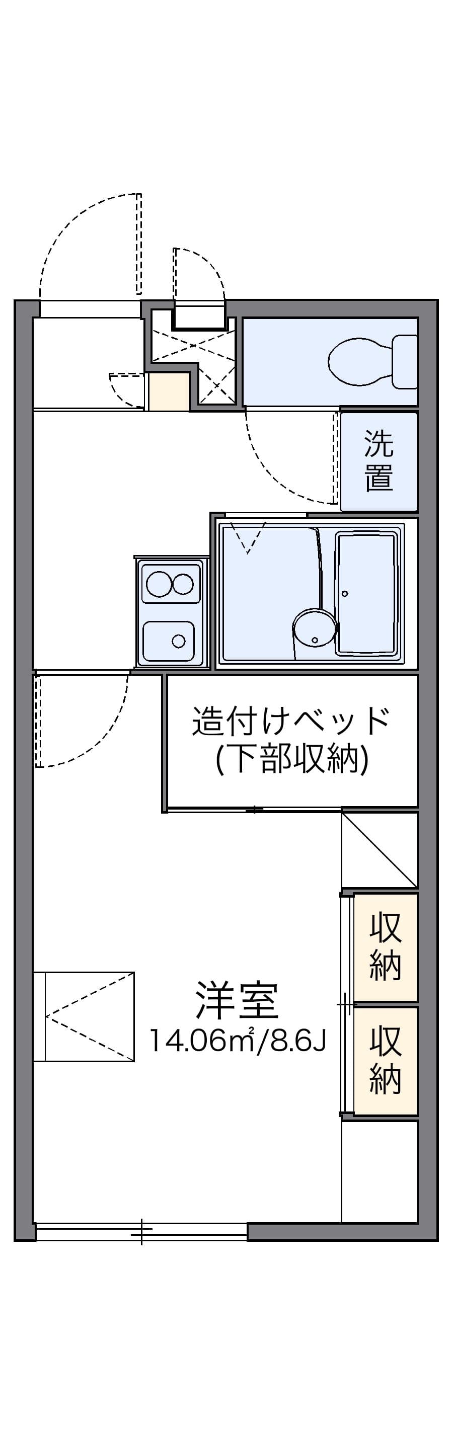 Preview floorplan of leopalace Yawaragi