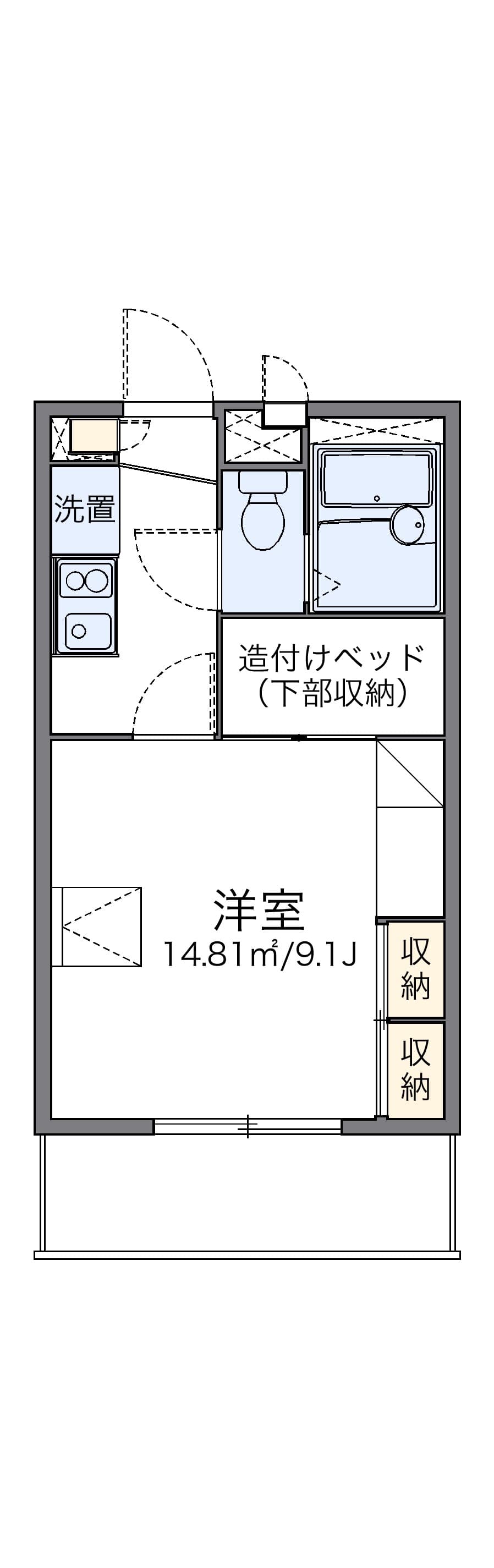 Preview floorplan of leopalace Tada 3