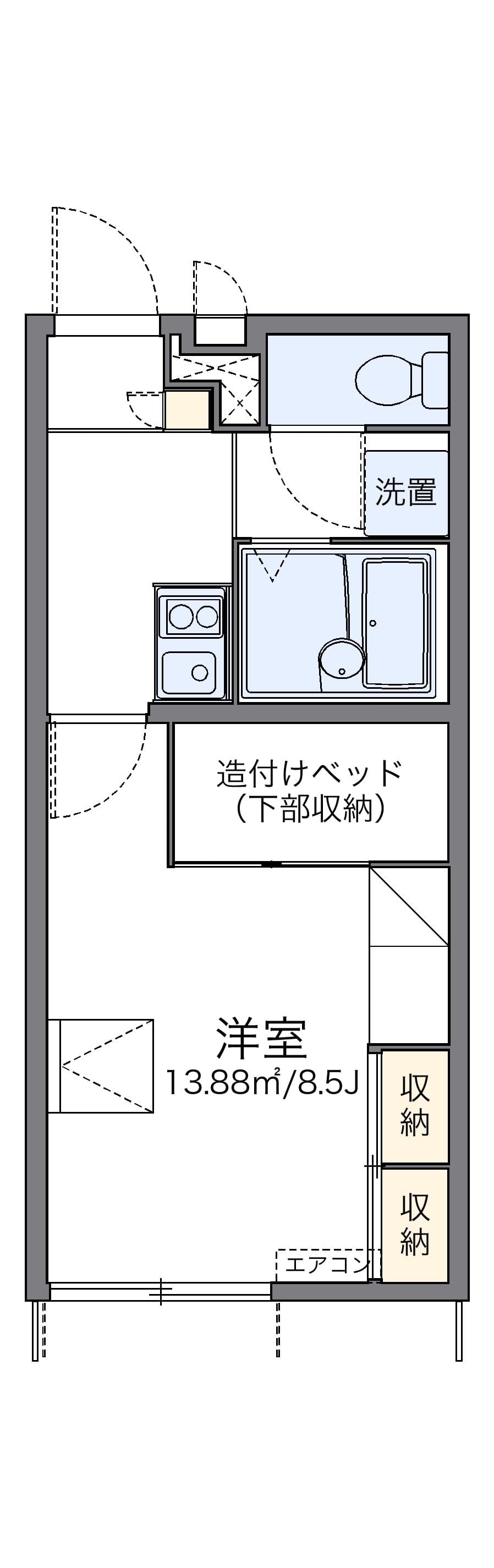 Preview floorplan of leopalace Sakurazaka
