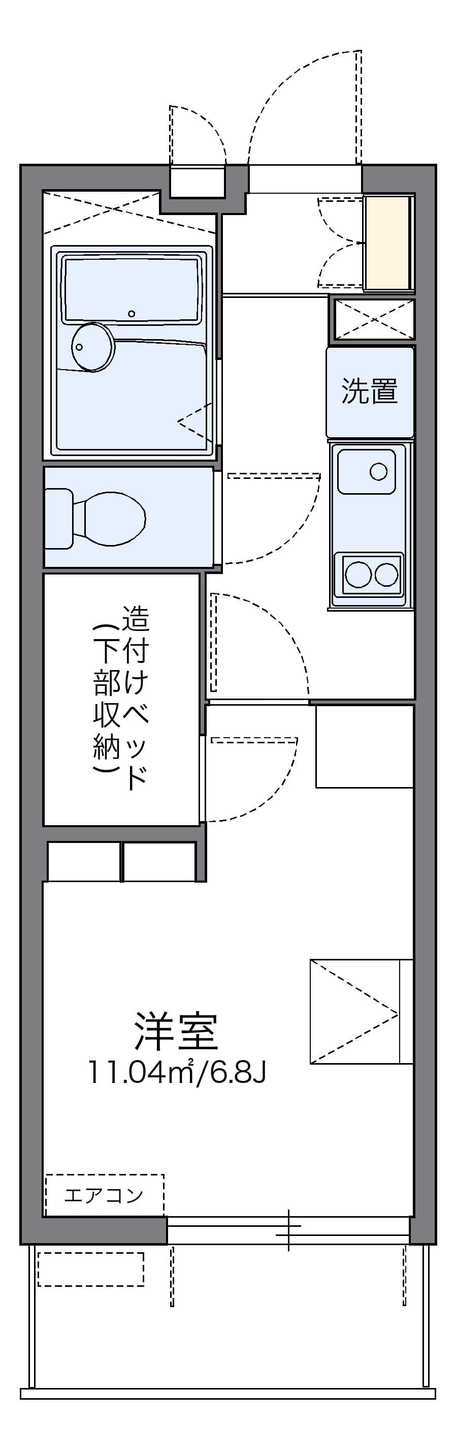 Preview floorplan of leopalace Grand Dame Makuhari