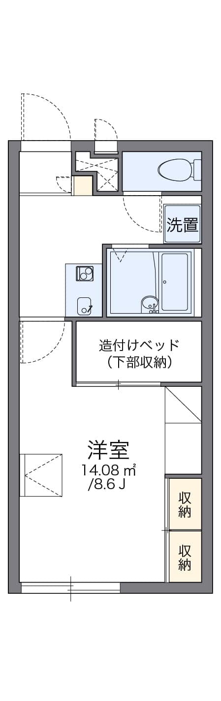 Preview floorplan of leopalace Kasugayama