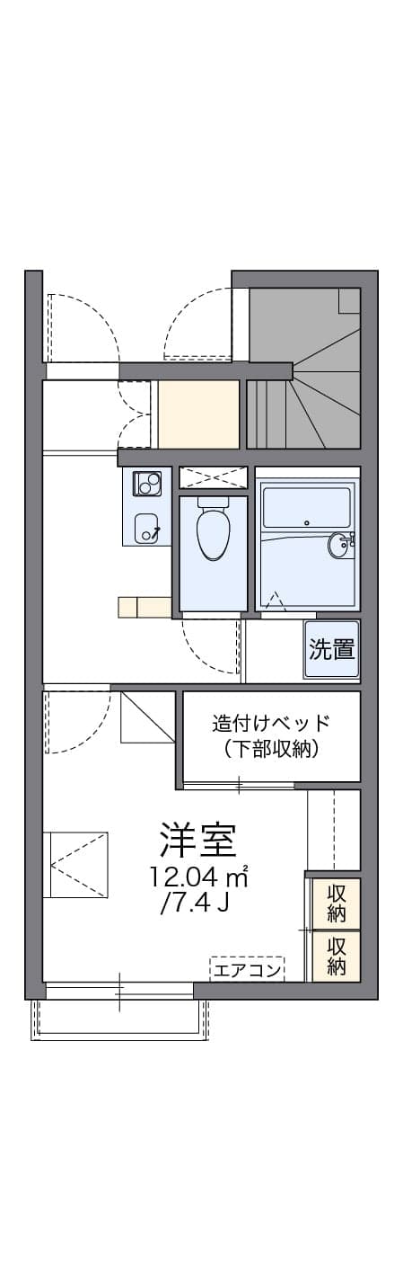 Preview floorplan of leopalace Shirakaba III