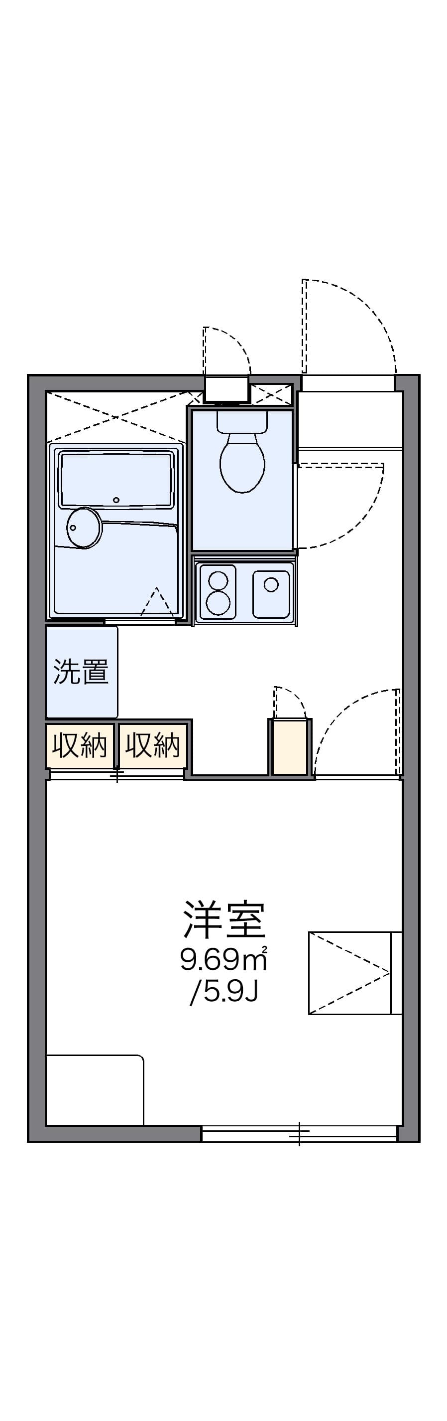 Preview floorplan of leopalace Grace Toyosaka