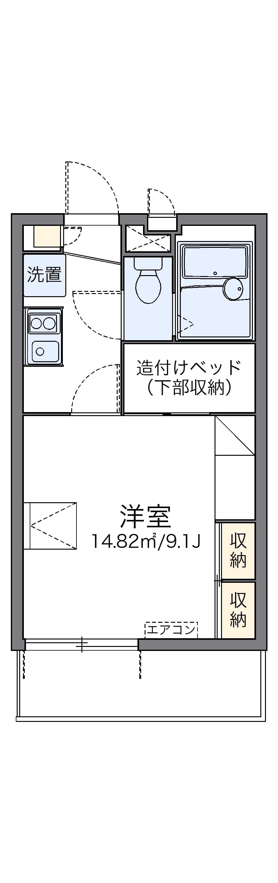 Preview floorplan of leopalace Chiba