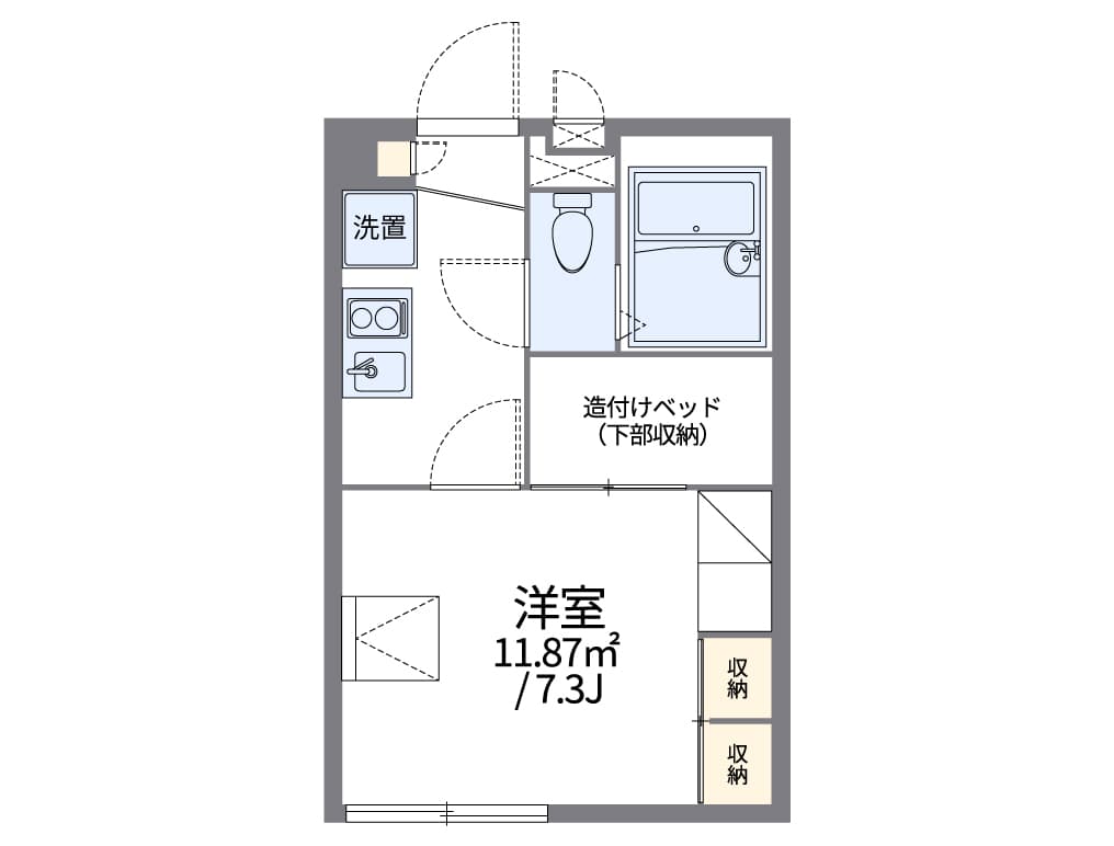Preview floorplan of leopalace Floral Kitamicho