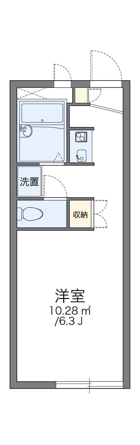 Preview floorplan of leopalace Keyaki Dori