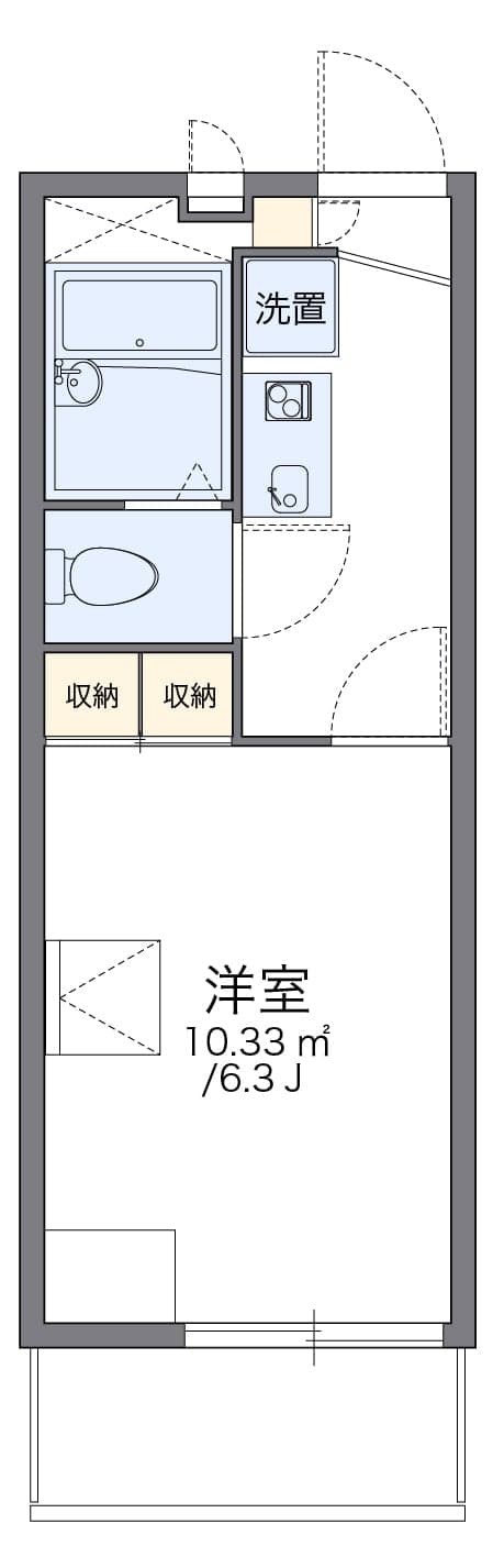 Preview floorplan of leopalace Seifu